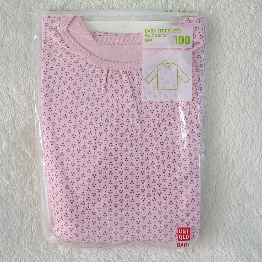 NWT Uniqlo Baby Toddler Age 3-4 Pajama Top